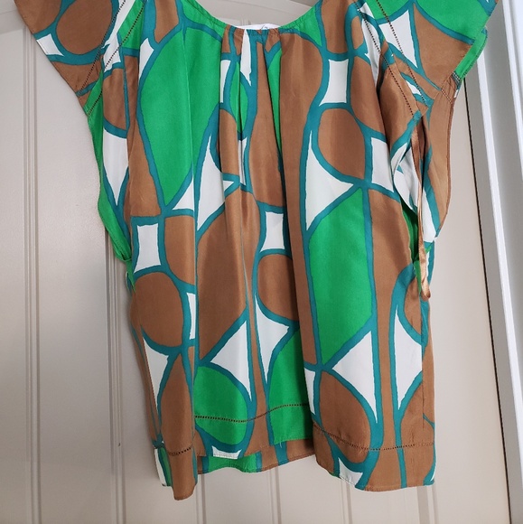 100% silk DVF top - Picture 3 of 4